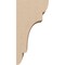 Ekena Millwork 4"W x 4"D x 8"H Wide New Brighton Rough Cedar Woodgrain TimberThane Corbel, Primed Tan CORUR04X04X08NEBRCPR - alternate 4